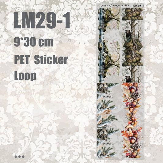 #LM29 M PET Sticker Loop