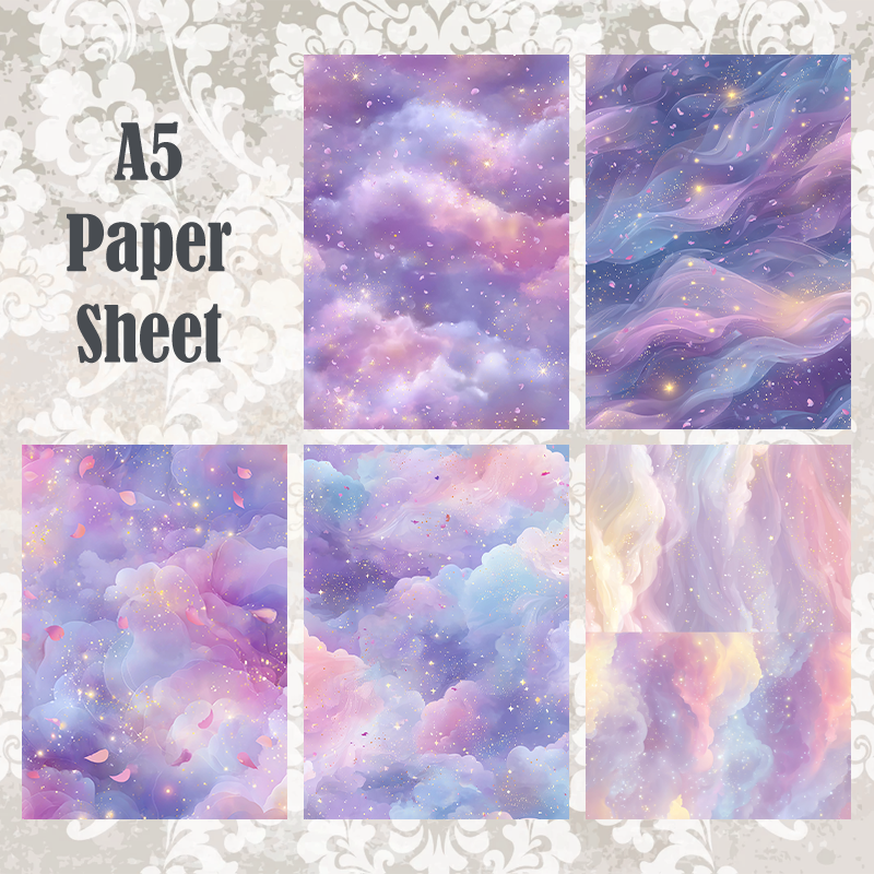 #5A230 POI Print A5 Cardstock Paper Set 10 Pcs