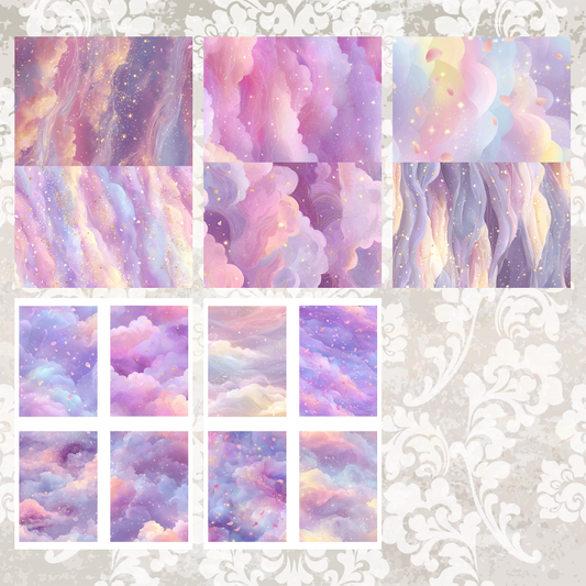 #5A230 POI Print A5 Cardstock Paper Set 10 Pcs