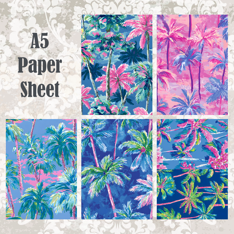 #5A234 POI Print A5 Cardstock Paper Set 10 Pcs