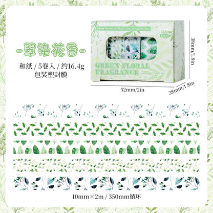 #03015 Spring Flower Series Tape 5 Rolls