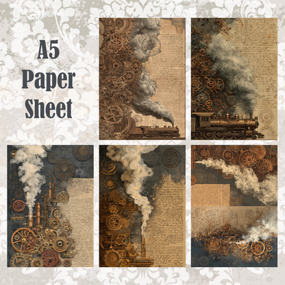 #5A246 POI Print A5 Cardstock Paper Set 10 Pcs