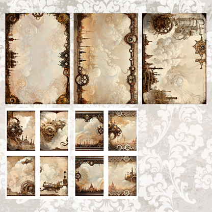 #5A247 POI Print A5 Cardstock Paper Set 10 Pcs