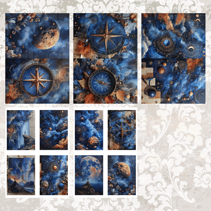 #5A249 POI Print A5 Cardstock Paper Set 10 Pcs