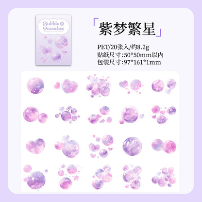 #02638 Fantasy Bubble Series Sticker