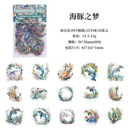 #02582 Ocean Star Series Sticker