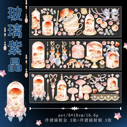 #02067 Shinny Mushroom Series Sticker