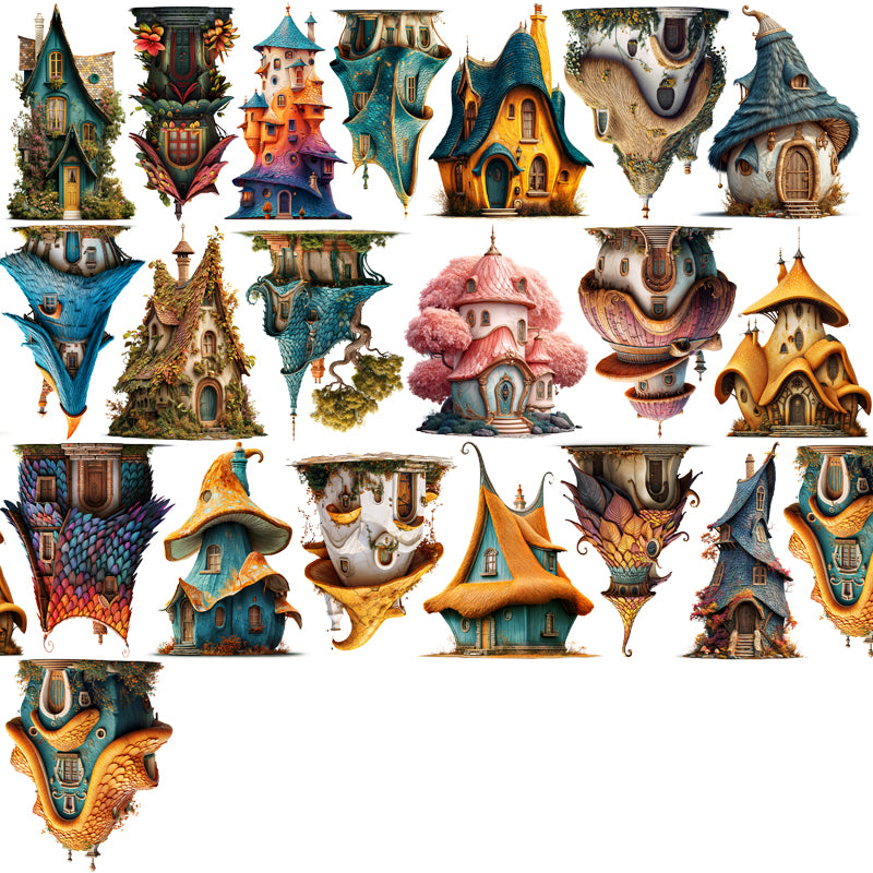 #03247 Customized PET Tape Fairy House