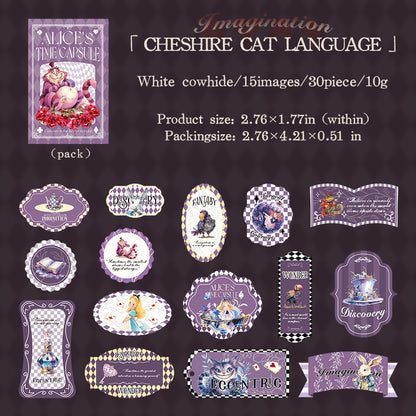 #02043 Alice Time Capsule Sticker