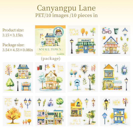 #02617 Village Town Series Sticker