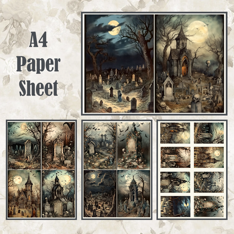 #28 POI Print A4 Cardstock Paper Set 5 Pcs