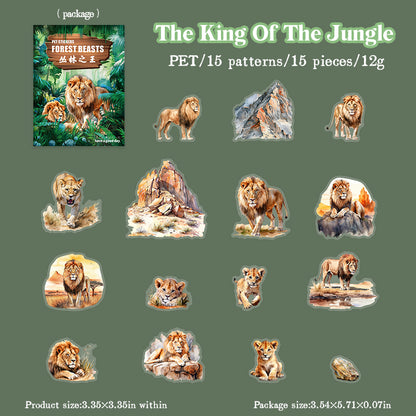 #02676 Forest Animal Series Sticker