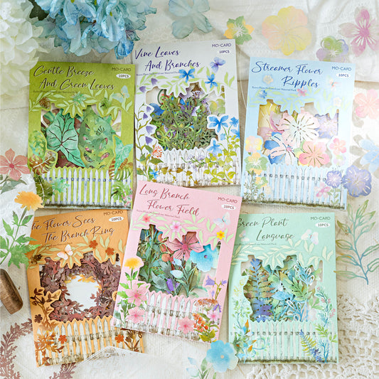 #02509 Flower Material Series Sticker