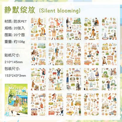 W3#21041  Sticker/Paper Book