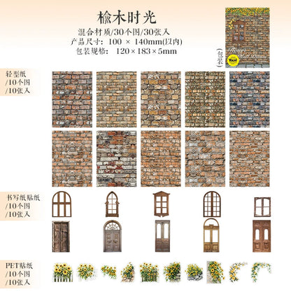 #02834 Garden Wall Series Sticker/Paper