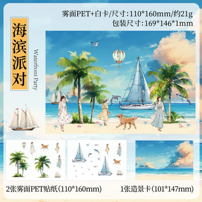 #02824 Fantasy Vacation Series Sticker