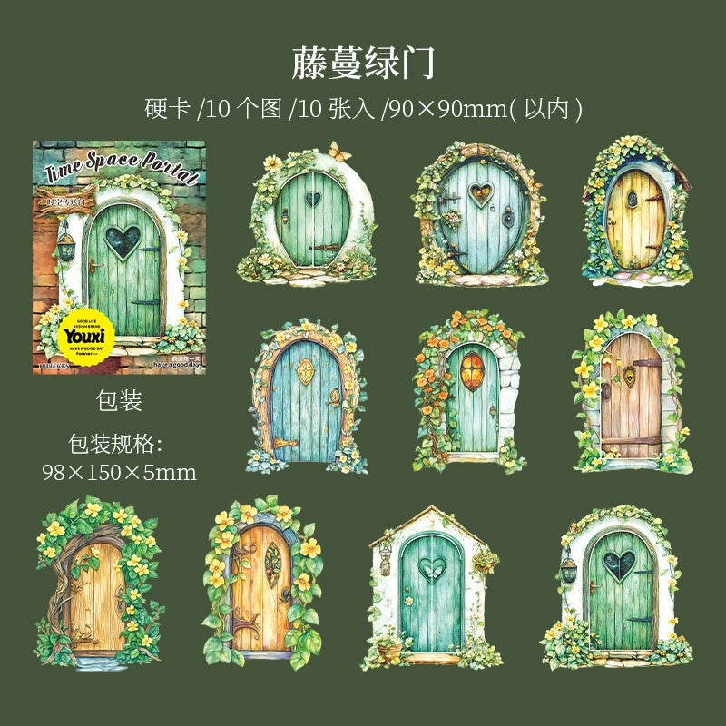 #02796 Forest Door Series Sticker