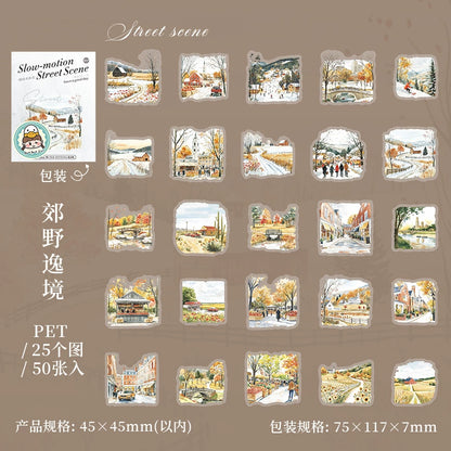 #02885 Scenery Series Sticker