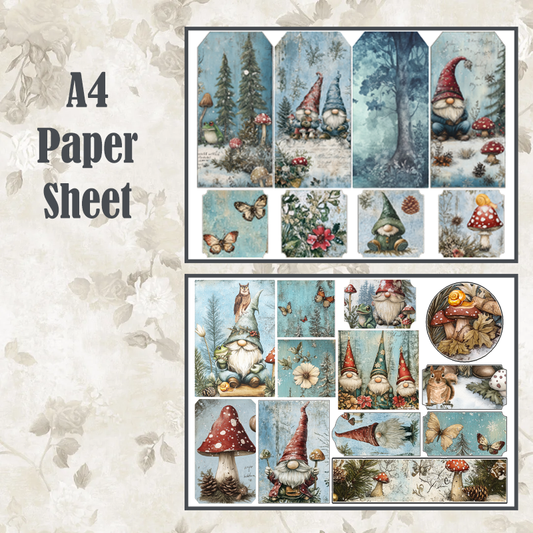 #2 POI Print A4 Cardstock Paper Set 5 Pcs