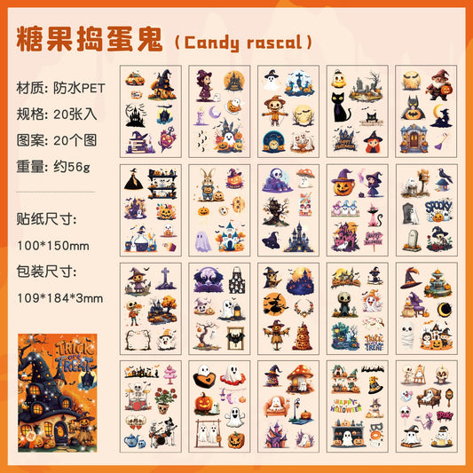 #02823 Halloween Series Sticker Book