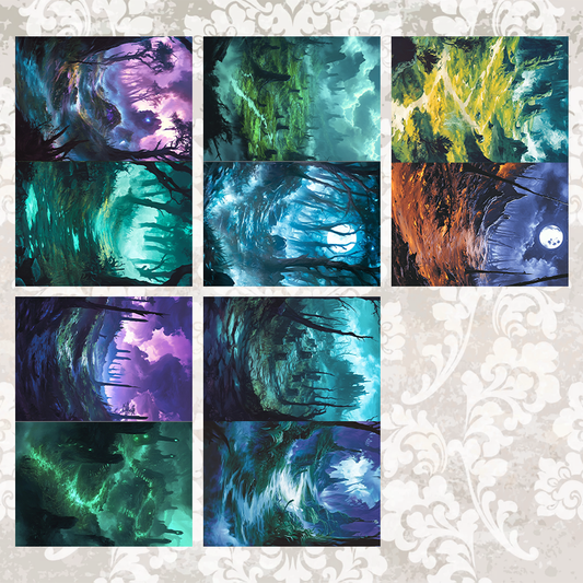 #2 POI Print A5 Cardstock Paper Set 10 Pcs