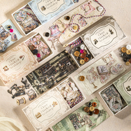 #02378 Stitching Theme Series Sticker/Paper