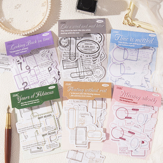 #02490 Words Pieces Series Sticker