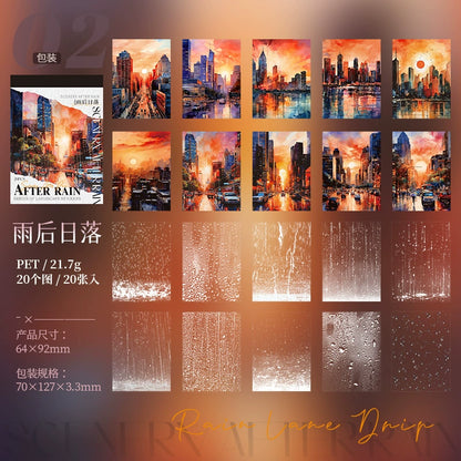 #02762 After Rain Series Sticker