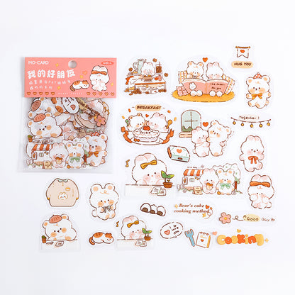 #02154 Cute Bear Series Sticker