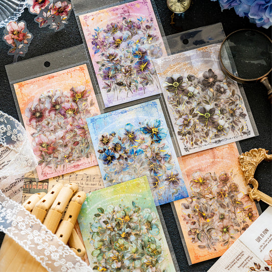 #02436 Dark Flower Series Sticker