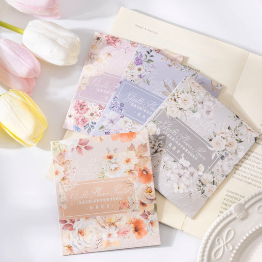 #02480 Flower Background Series Sticker/Paper