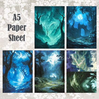 #2 POI Print A5 Cardstock Paper Set 10 Pcs