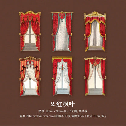 #02791 Side of the Curtain Series Sticker