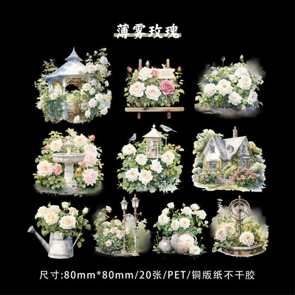 #02784 Rose Garden Series Sticker