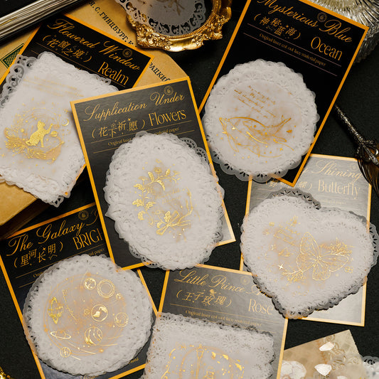 #02218 Golden Dream Series Material Paper