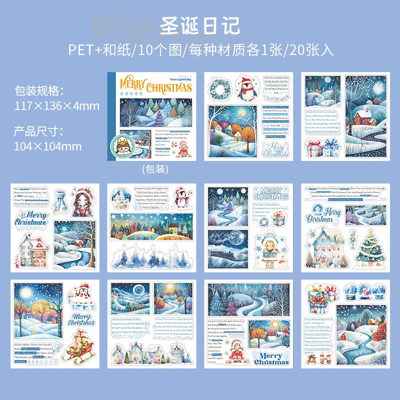 #02916 Christmas Series Sticker Book