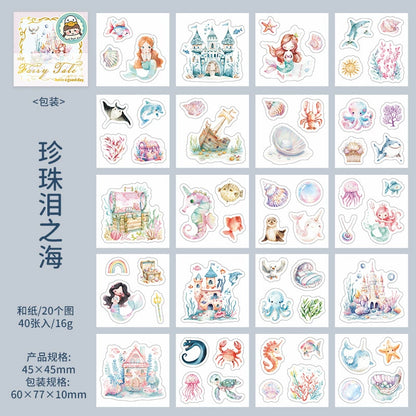 W1#21034 PET Sticker Book