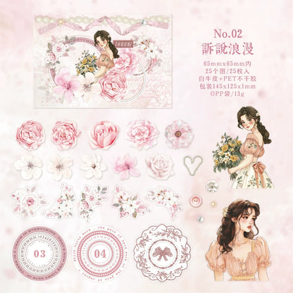 #02591 Rose Lover Series Sticker