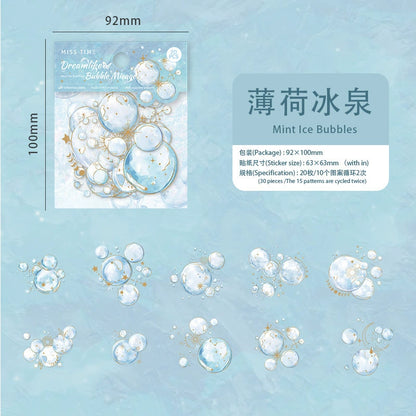 #02803 Fanstay Bubble Series Sticker