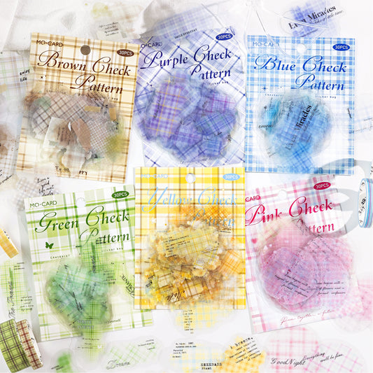 #02508 Washi Check Series Sticker