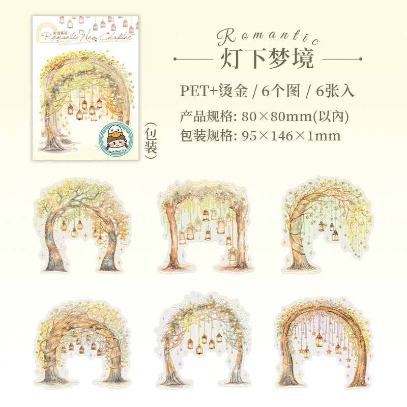 #02780 Flower Gate Series Sticker