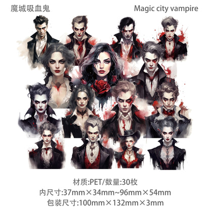 #02248 Gothic Vampire Series Sticker