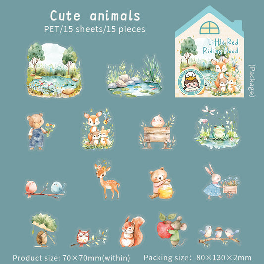 #02060 The Story of Little Red Riding Hood Sticker