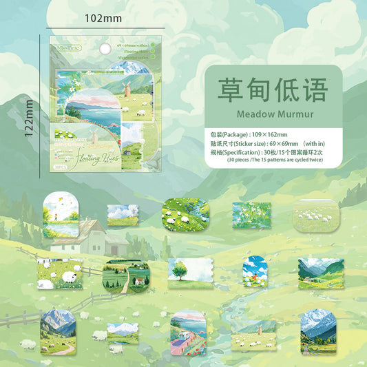 #02888 Scenery Series Sticker