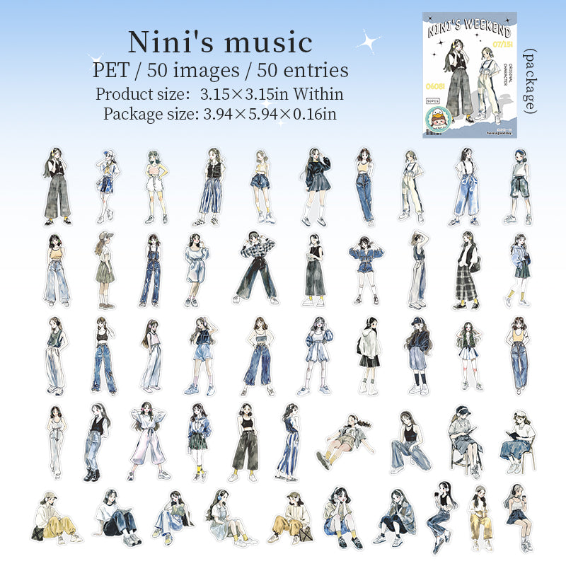 #02666 NiNis Weekend Series Sticker