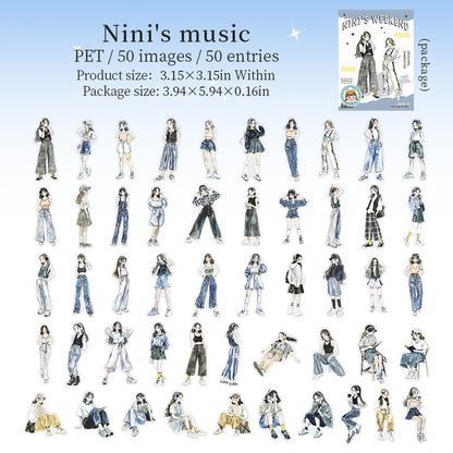 #02666 NiNis Weekend Series Sticker
