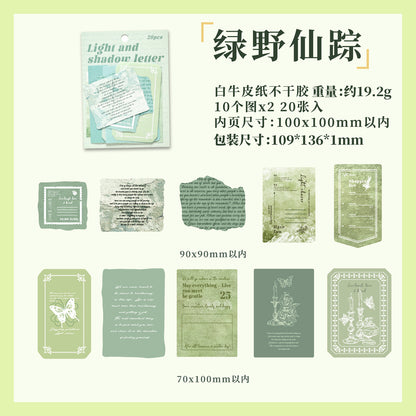 #02680 Letter Pieces Series Sticker