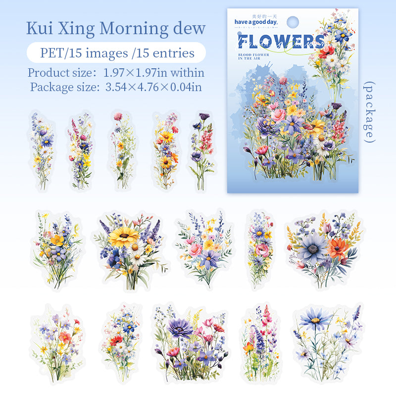 #02499 Flower Bundle Series Sticker