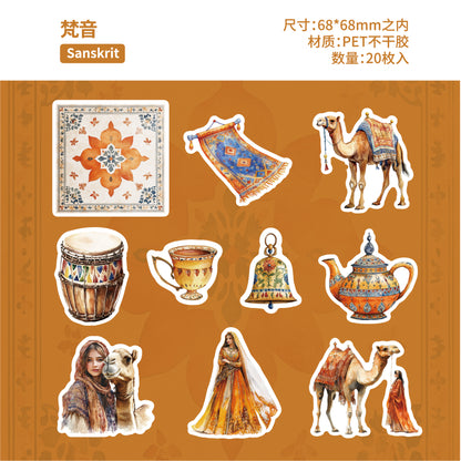 #02052 Middleast Style Series Sticker