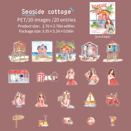 #02179 Ocean Side Series Sticker